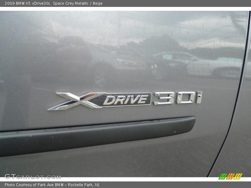 Space Grey Metallic / Beige 2009 BMW X5 xDrive30i