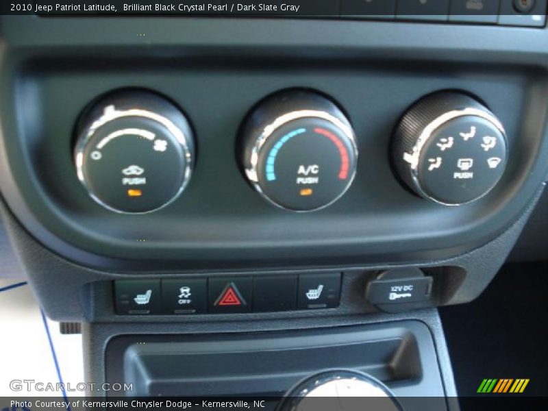 Brilliant Black Crystal Pearl / Dark Slate Gray 2010 Jeep Patriot Latitude