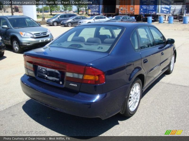Mystic Blue Pearl / Gray Moquette 2004 Subaru Legacy L Sedan