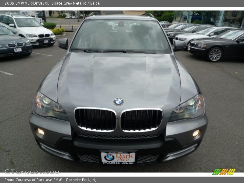 Space Grey Metallic / Beige 2009 BMW X5 xDrive30i