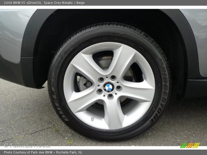Space Grey Metallic / Beige 2009 BMW X5 xDrive30i