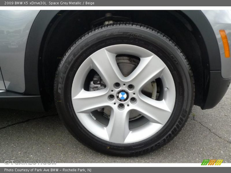 Space Grey Metallic / Beige 2009 BMW X5 xDrive30i