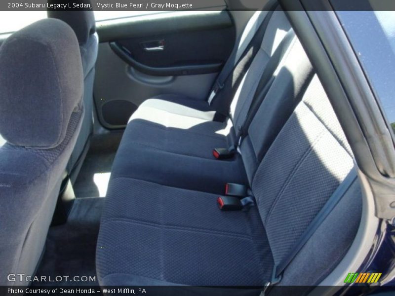 Mystic Blue Pearl / Gray Moquette 2004 Subaru Legacy L Sedan