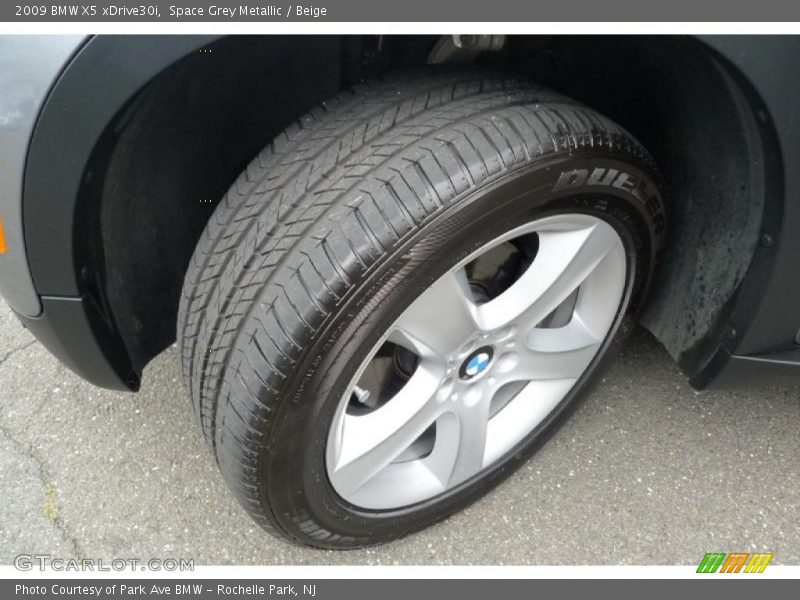 Space Grey Metallic / Beige 2009 BMW X5 xDrive30i