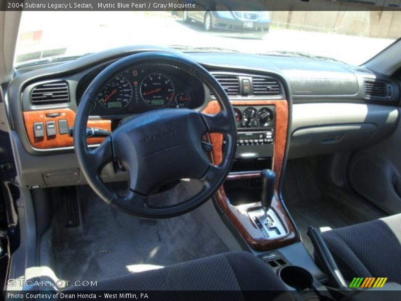 Mystic Blue Pearl / Gray Moquette 2004 Subaru Legacy L Sedan