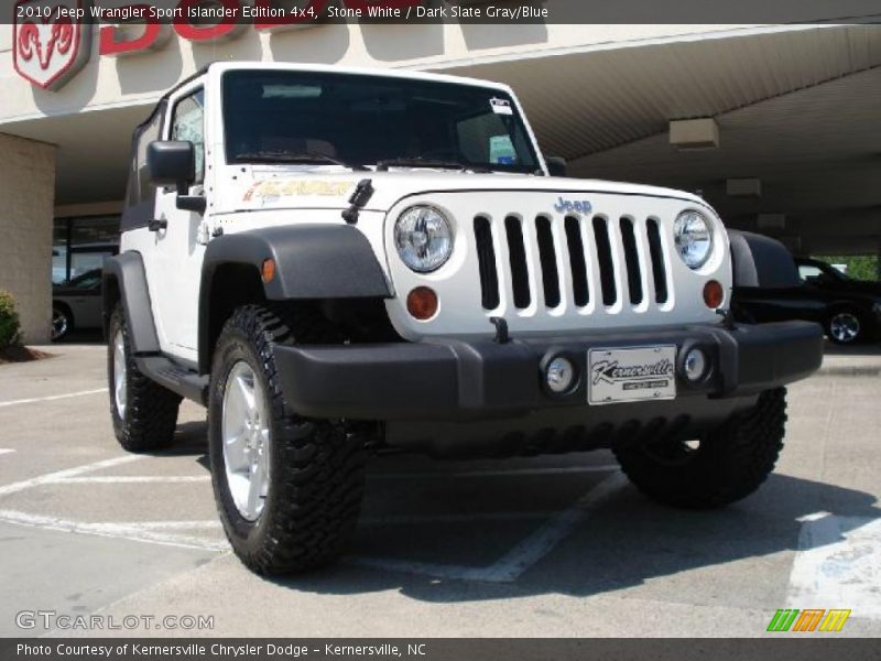 Stone White / Dark Slate Gray/Blue 2010 Jeep Wrangler Sport Islander Edition 4x4