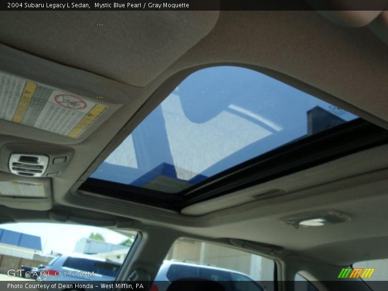 Mystic Blue Pearl / Gray Moquette 2004 Subaru Legacy L Sedan