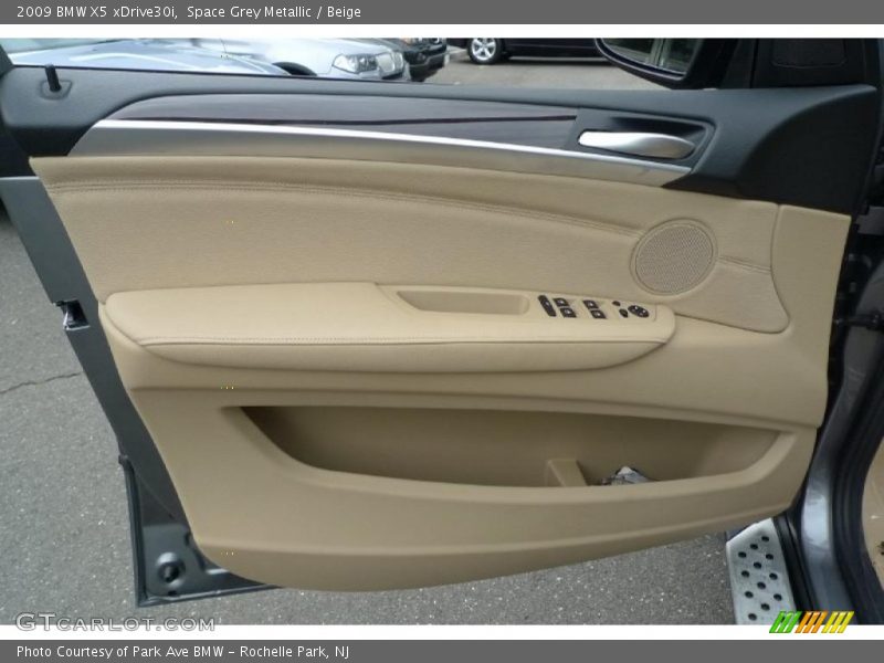 Space Grey Metallic / Beige 2009 BMW X5 xDrive30i