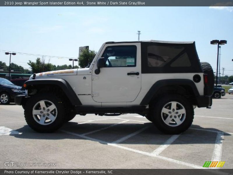 Stone White / Dark Slate Gray/Blue 2010 Jeep Wrangler Sport Islander Edition 4x4