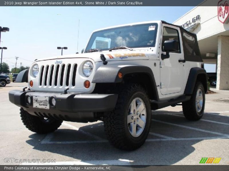Stone White / Dark Slate Gray/Blue 2010 Jeep Wrangler Sport Islander Edition 4x4