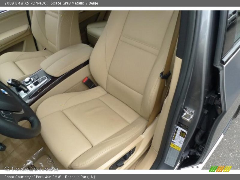 Space Grey Metallic / Beige 2009 BMW X5 xDrive30i