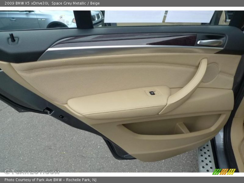 Space Grey Metallic / Beige 2009 BMW X5 xDrive30i