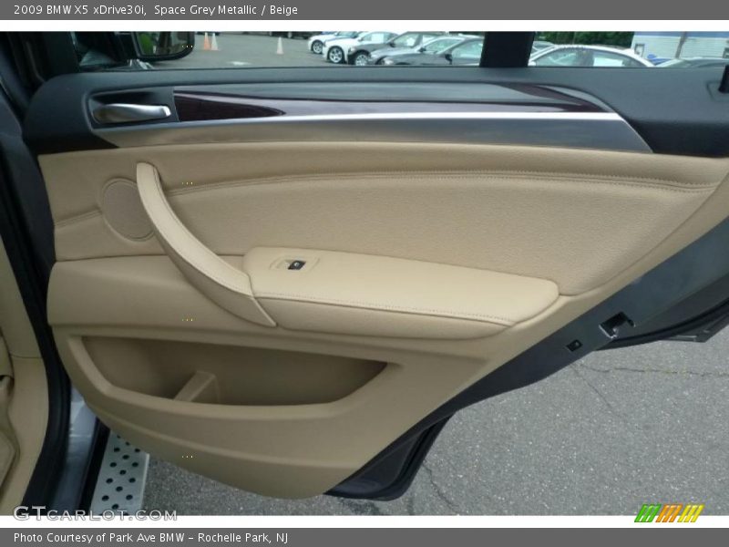 Space Grey Metallic / Beige 2009 BMW X5 xDrive30i