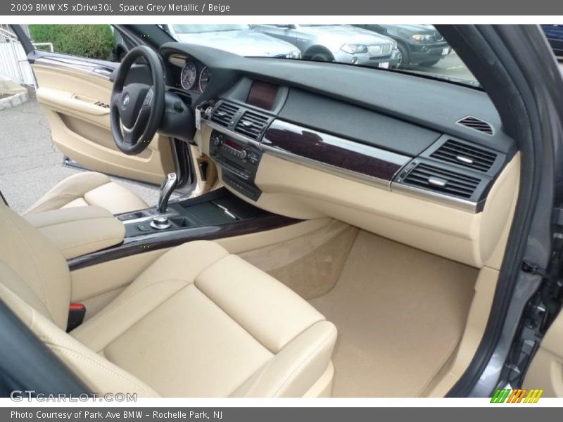 Space Grey Metallic / Beige 2009 BMW X5 xDrive30i