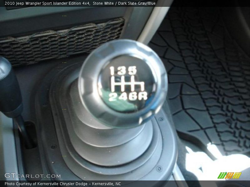 Stone White / Dark Slate Gray/Blue 2010 Jeep Wrangler Sport Islander Edition 4x4