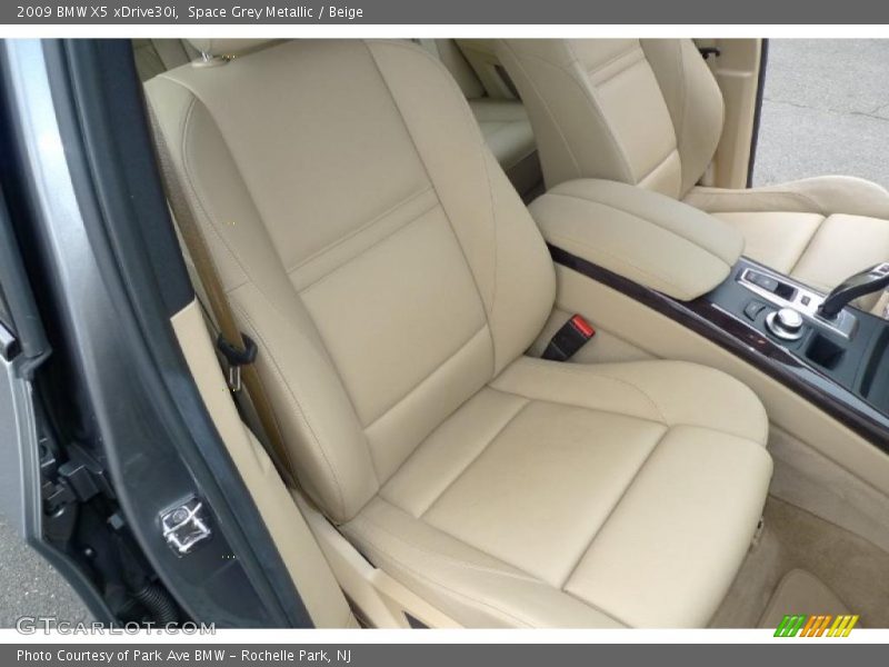 Space Grey Metallic / Beige 2009 BMW X5 xDrive30i