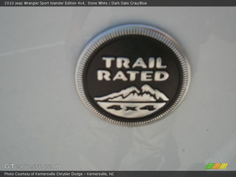 Stone White / Dark Slate Gray/Blue 2010 Jeep Wrangler Sport Islander Edition 4x4