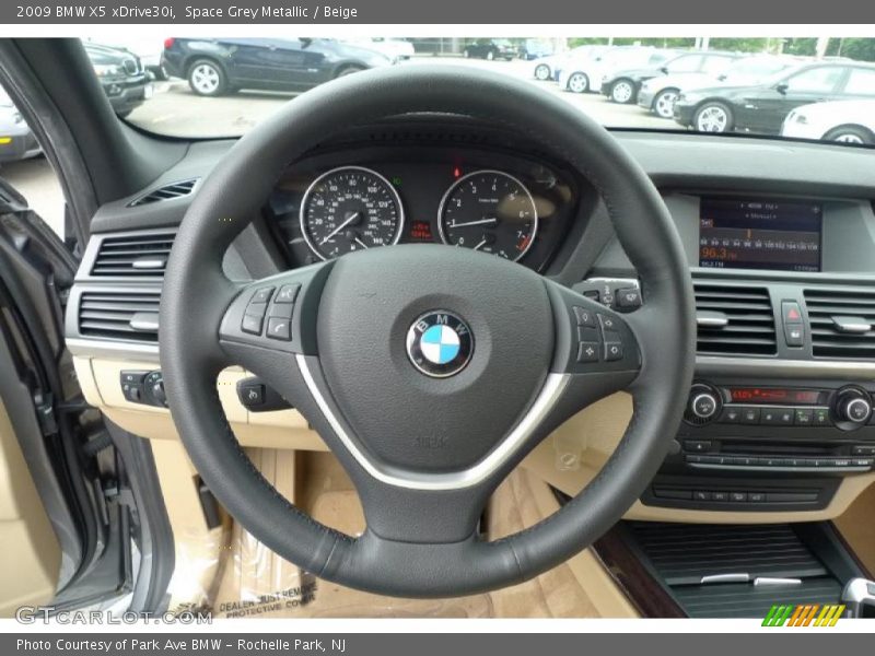 Space Grey Metallic / Beige 2009 BMW X5 xDrive30i