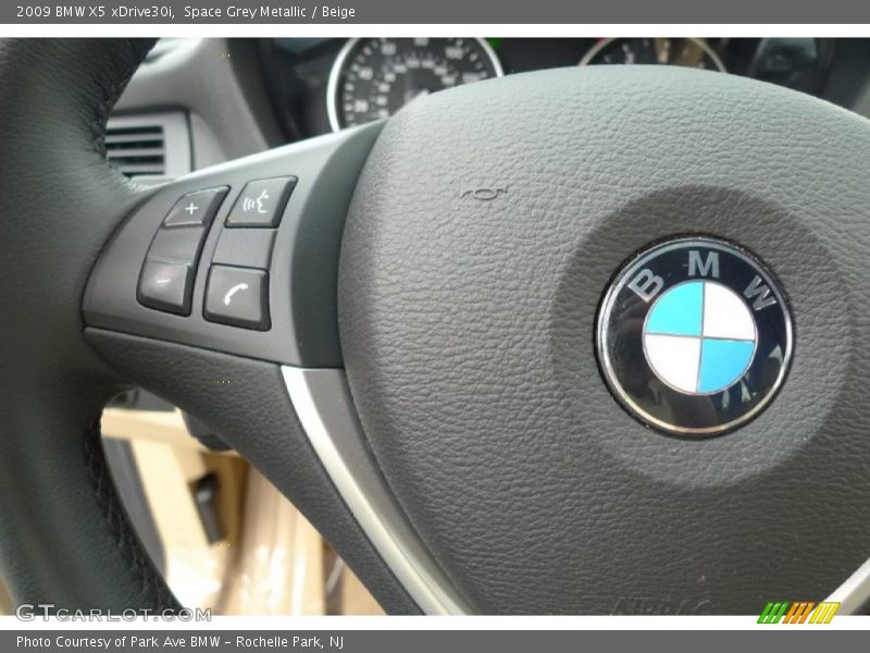 Space Grey Metallic / Beige 2009 BMW X5 xDrive30i