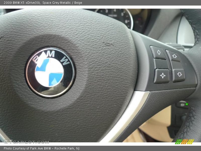 Space Grey Metallic / Beige 2009 BMW X5 xDrive30i