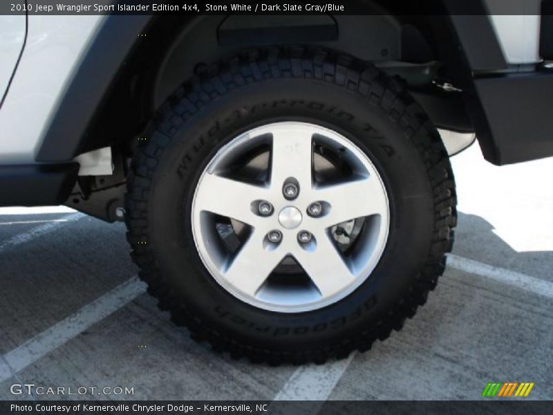 Stone White / Dark Slate Gray/Blue 2010 Jeep Wrangler Sport Islander Edition 4x4