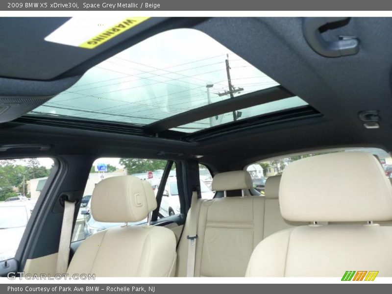 Space Grey Metallic / Beige 2009 BMW X5 xDrive30i