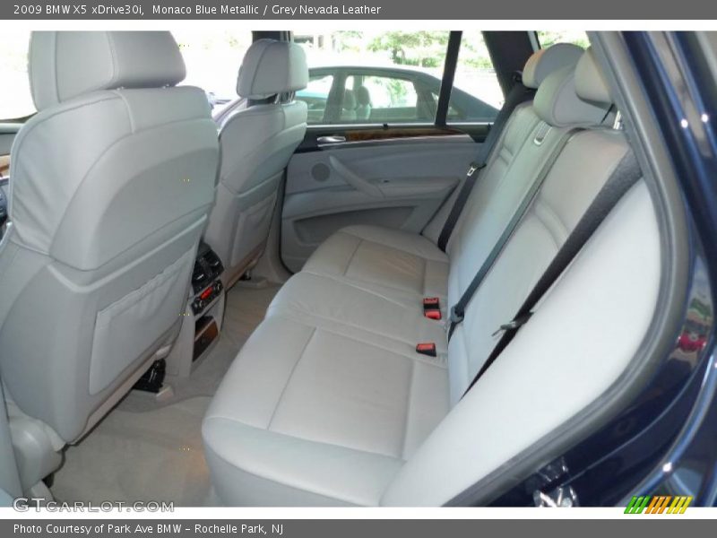 Monaco Blue Metallic / Grey Nevada Leather 2009 BMW X5 xDrive30i