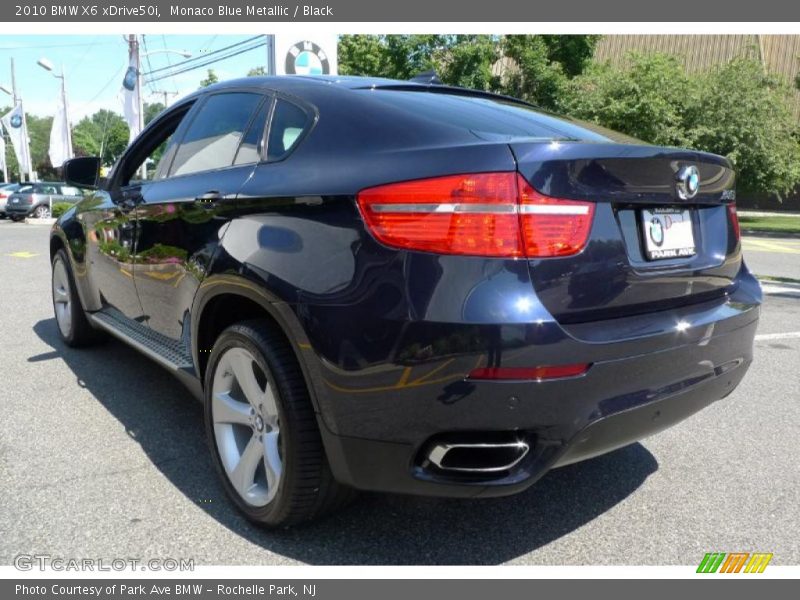 Monaco Blue Metallic / Black 2010 BMW X6 xDrive50i