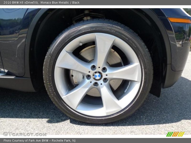 Monaco Blue Metallic / Black 2010 BMW X6 xDrive50i