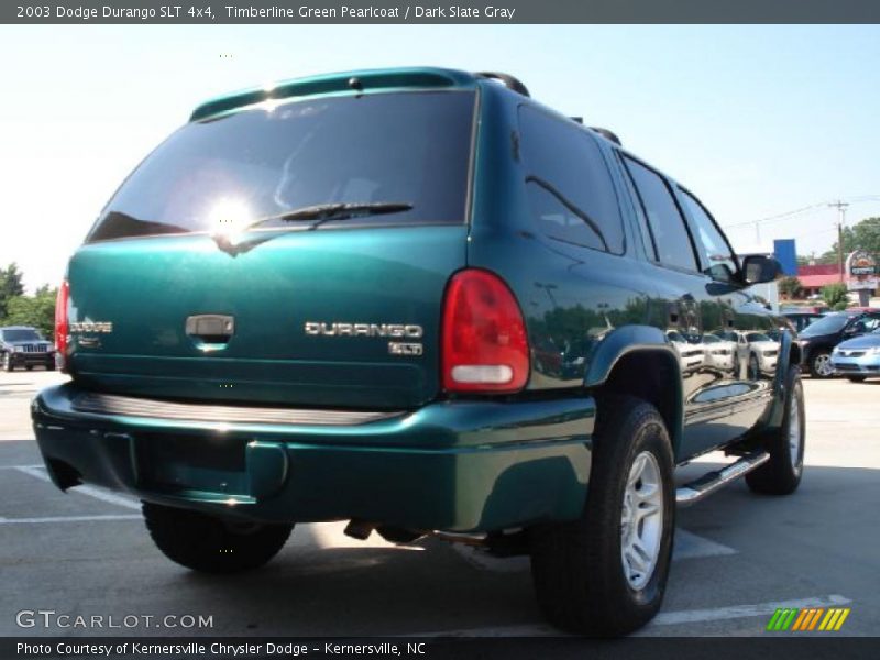 Timberline Green Pearlcoat / Dark Slate Gray 2003 Dodge Durango SLT 4x4