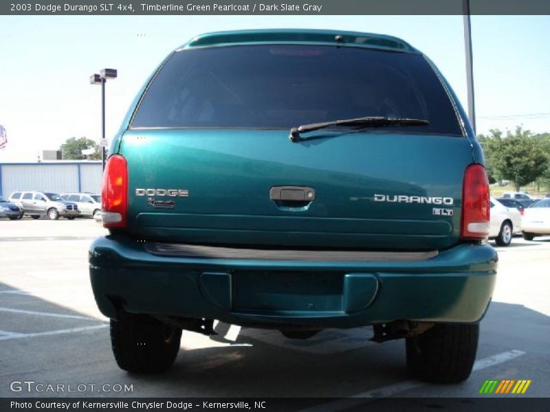Timberline Green Pearlcoat / Dark Slate Gray 2003 Dodge Durango SLT 4x4