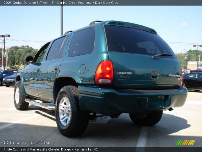 Timberline Green Pearlcoat / Dark Slate Gray 2003 Dodge Durango SLT 4x4