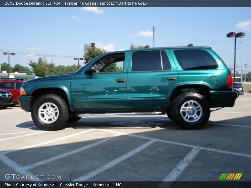 Timberline Green Pearlcoat / Dark Slate Gray 2003 Dodge Durango SLT 4x4