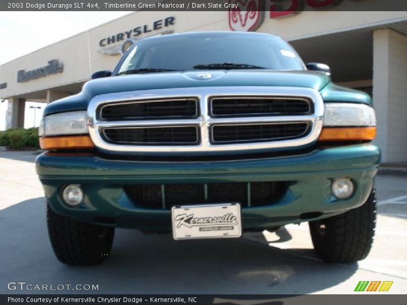 Timberline Green Pearlcoat / Dark Slate Gray 2003 Dodge Durango SLT 4x4
