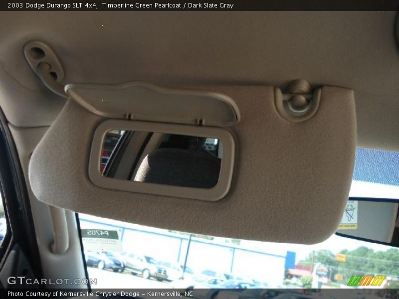 Timberline Green Pearlcoat / Dark Slate Gray 2003 Dodge Durango SLT 4x4