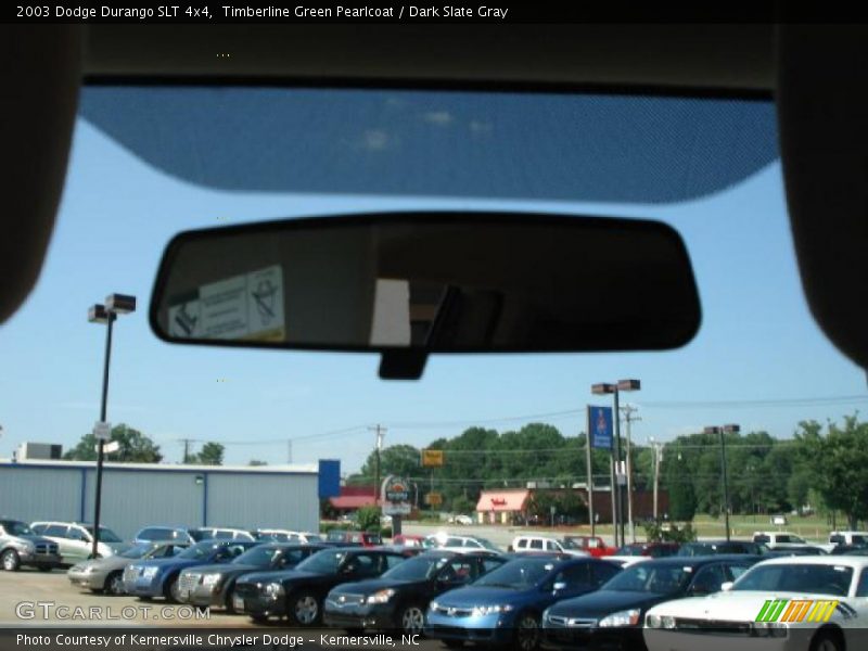 Timberline Green Pearlcoat / Dark Slate Gray 2003 Dodge Durango SLT 4x4