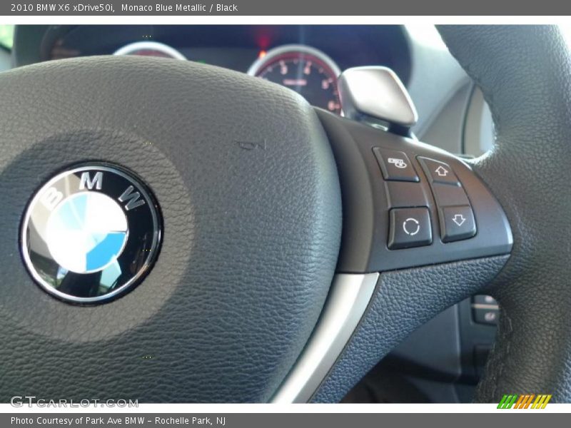 Monaco Blue Metallic / Black 2010 BMW X6 xDrive50i