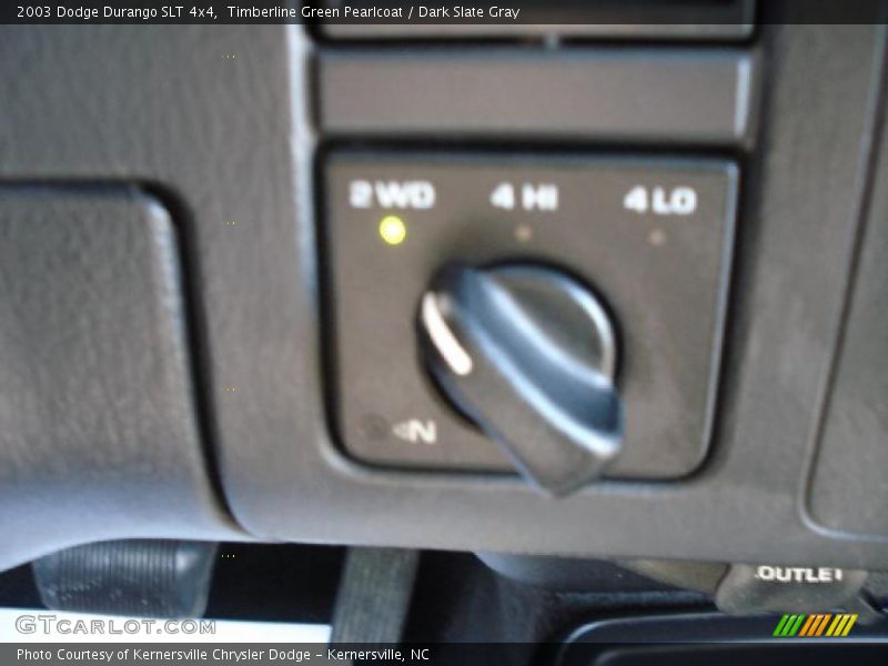Timberline Green Pearlcoat / Dark Slate Gray 2003 Dodge Durango SLT 4x4