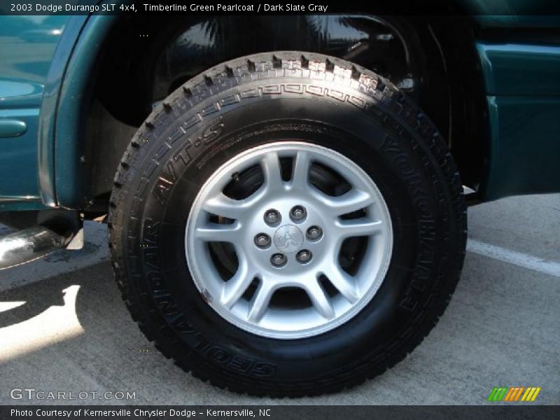 Timberline Green Pearlcoat / Dark Slate Gray 2003 Dodge Durango SLT 4x4