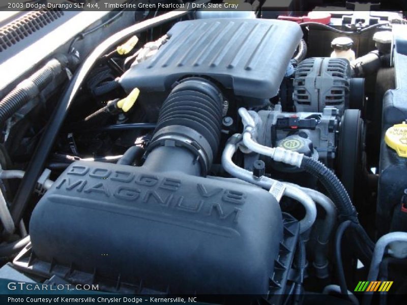 Timberline Green Pearlcoat / Dark Slate Gray 2003 Dodge Durango SLT 4x4
