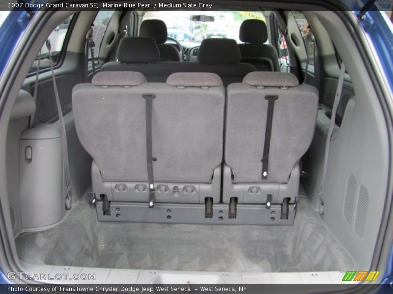 Marine Blue Pearl / Medium Slate Gray 2007 Dodge Grand Caravan SE