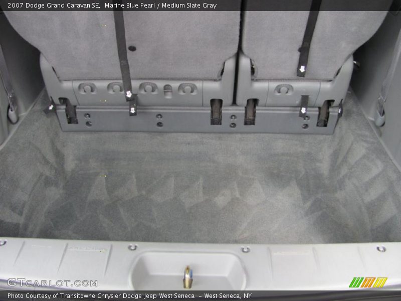 Marine Blue Pearl / Medium Slate Gray 2007 Dodge Grand Caravan SE