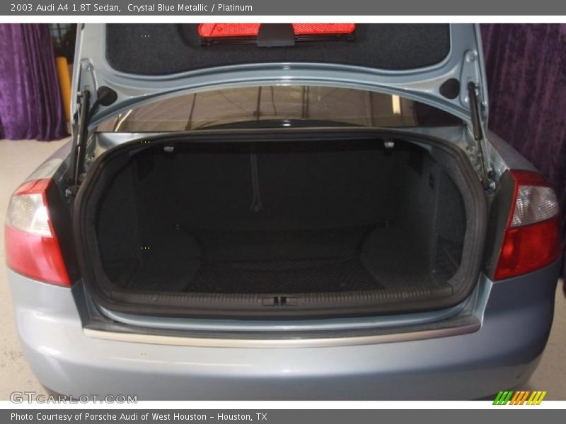 Crystal Blue Metallic / Platinum 2003 Audi A4 1.8T Sedan