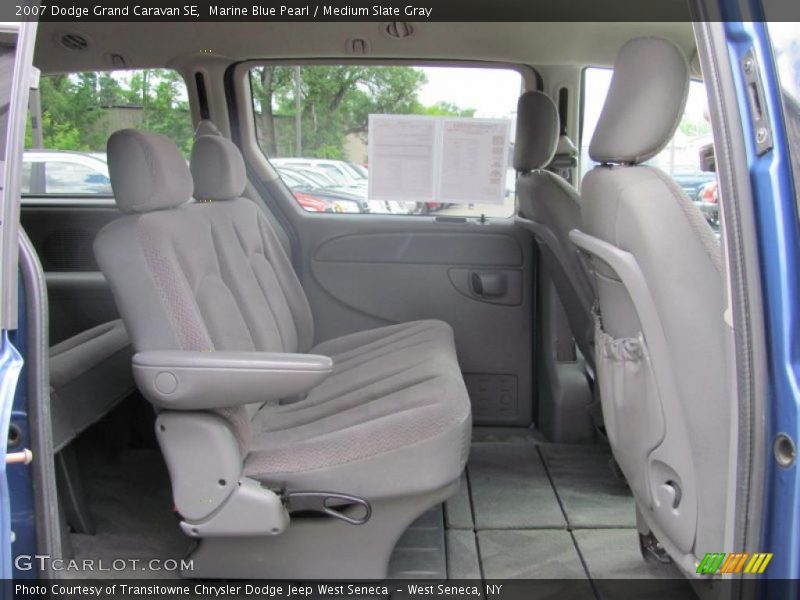 Marine Blue Pearl / Medium Slate Gray 2007 Dodge Grand Caravan SE