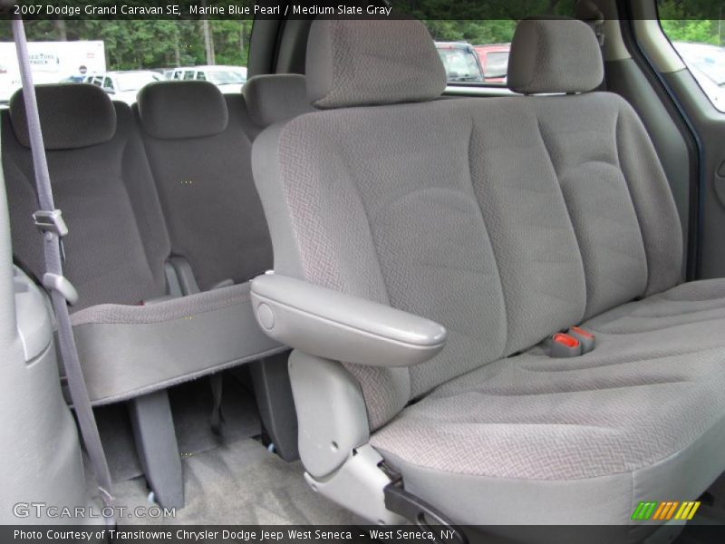 Marine Blue Pearl / Medium Slate Gray 2007 Dodge Grand Caravan SE