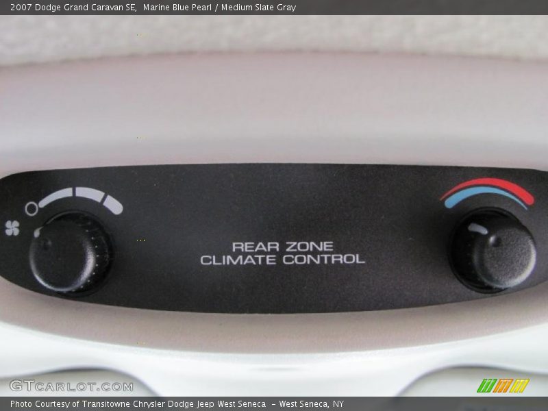 Marine Blue Pearl / Medium Slate Gray 2007 Dodge Grand Caravan SE