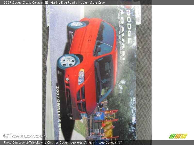 Marine Blue Pearl / Medium Slate Gray 2007 Dodge Grand Caravan SE