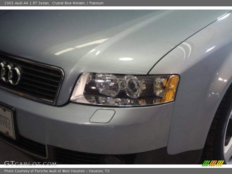 Crystal Blue Metallic / Platinum 2003 Audi A4 1.8T Sedan
