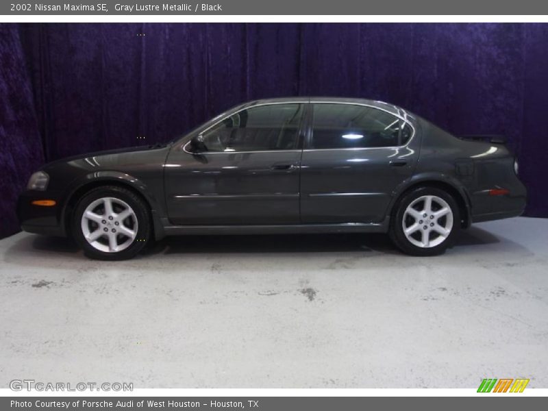 Gray Lustre Metallic / Black 2002 Nissan Maxima SE