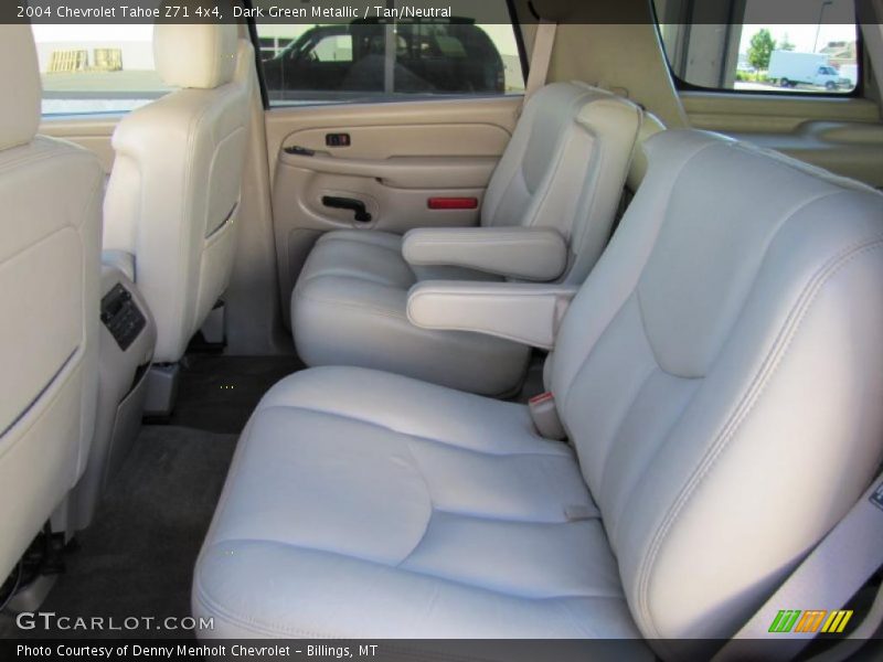 Dark Green Metallic / Tan/Neutral 2004 Chevrolet Tahoe Z71 4x4